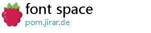 font space