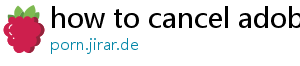 how to cancel adobe subscription